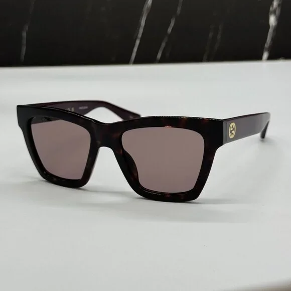 NEW GUCCI SUNGLASSES HAVANA WOMEN EYEWEAR GUCCI GG1714S 007 - Picture 3 of 11